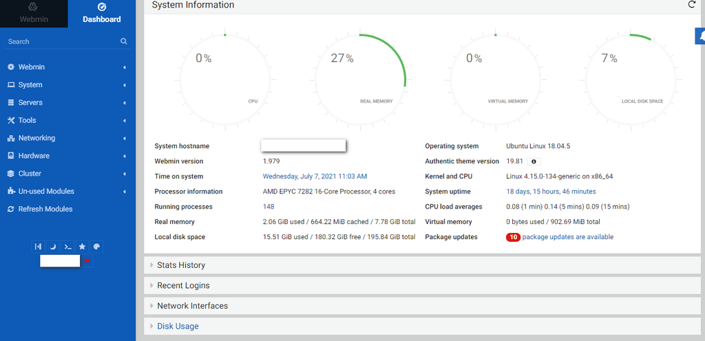 Odoo Hosting (Professional) 4 CPU Cores, RAM 8GB, SSD 200GB / month